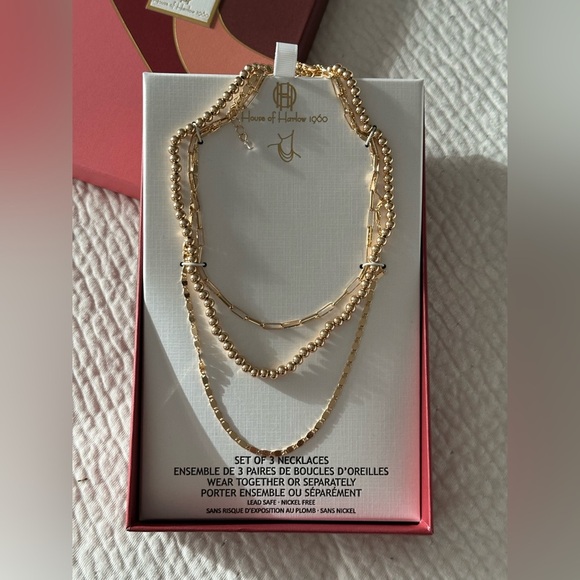 ✨New in Box✨ House of Harlow: Set of 3 Necklaces - Picture 2 of 6